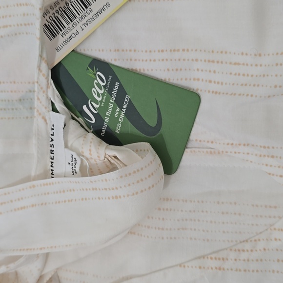 Summersalt White, Striped Maxi Dress Coverup S - Picture 9 of 9